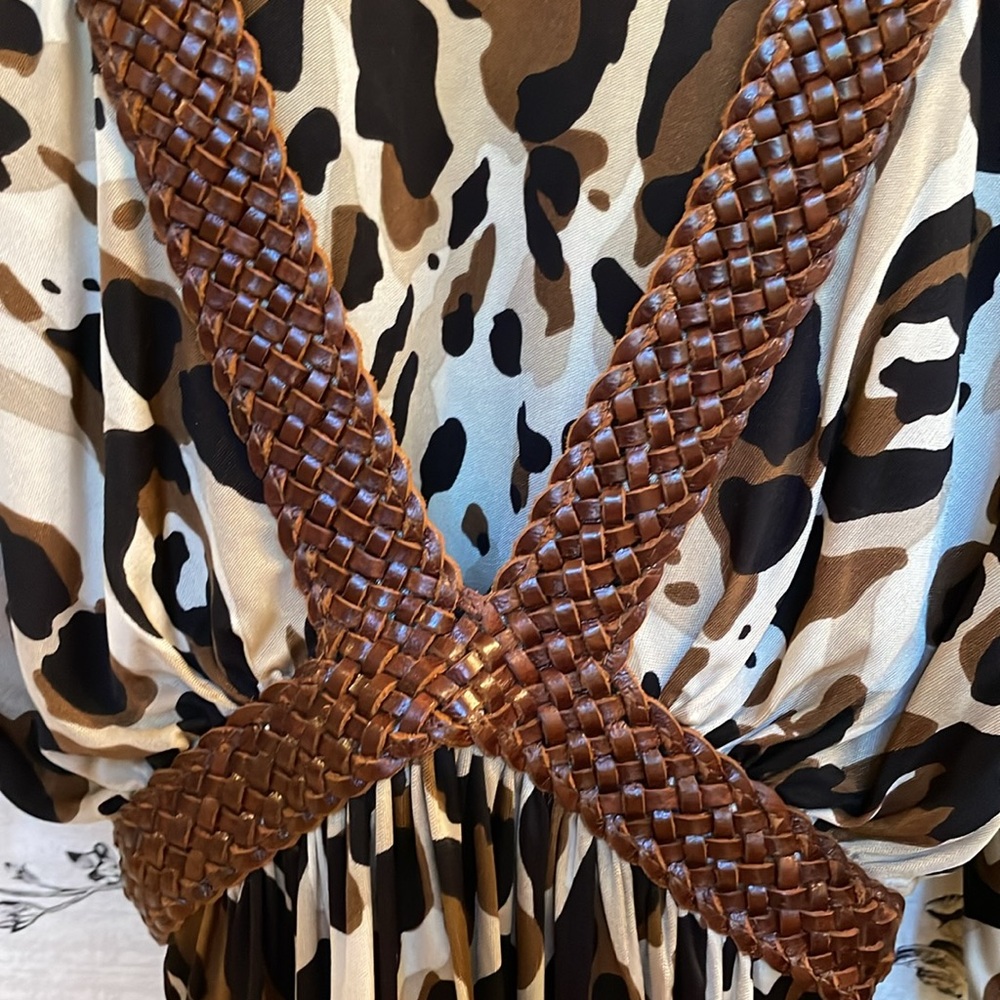 Sky leopard print blouse - Picture 3 of 5